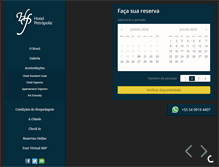 Tablet Screenshot of hotelpetropolis.com.br